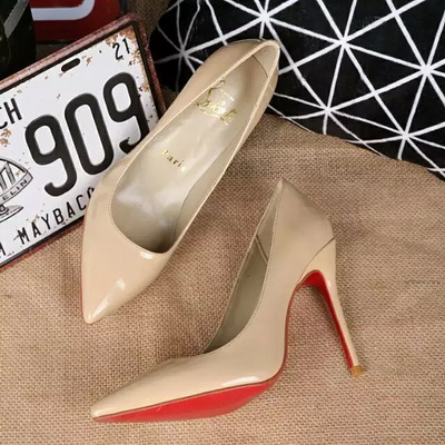 Christian Louboutin Shallow mouth stiletto heel Shoes Women--014